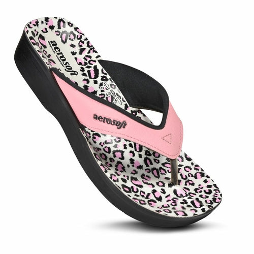 Aerosoft Leopard Women’s Comfortable Casual Thong Sandals