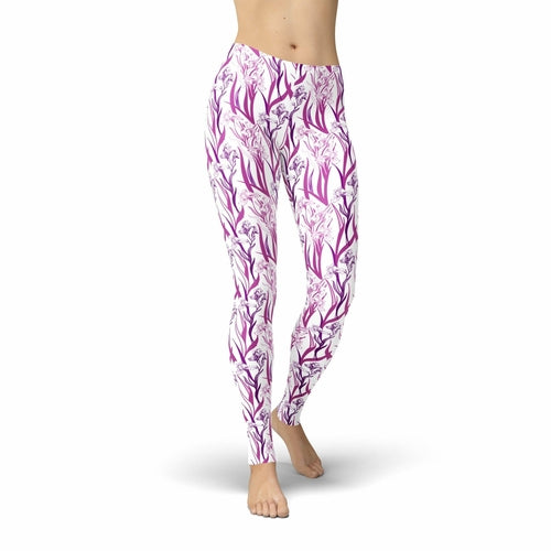 Jean Purple Iris Leggings