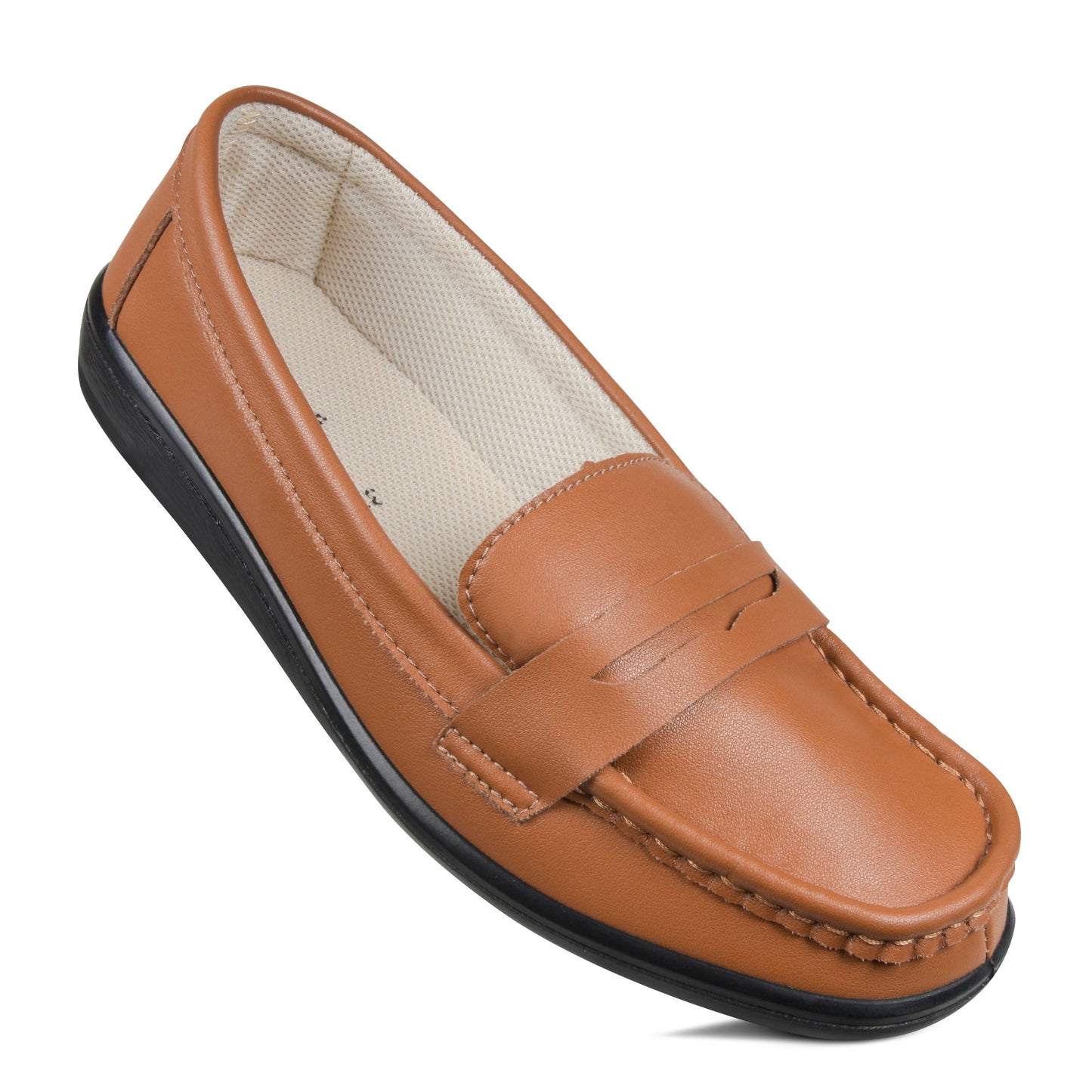 Aerosoft Walkish Women’s Comfortable Classic Flat Loafers for Walking