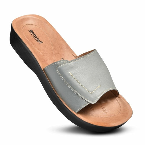 Aerosoft Prissy Women’s Casual Summer Comfortable Slip-on Sandals