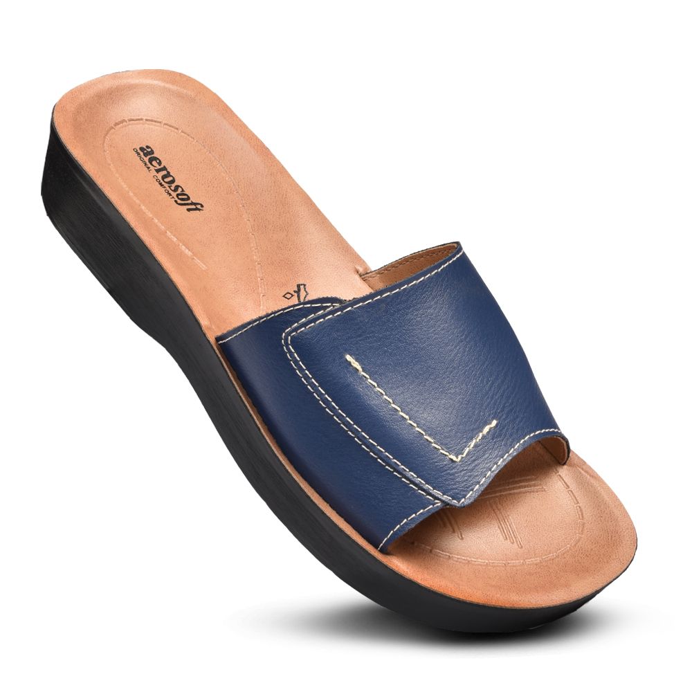 Aerosoft Prissy Women’s Casual Summer Comfortable Slip-on Sandals